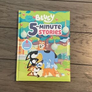 Bluey 5- Minute Stories HardCover Book 10.5 x 8